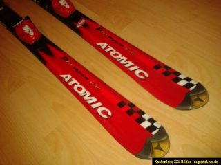 Atomic Pro Race 6,18 Carving Ski mit Bindung 120cm rot Kinderski Race