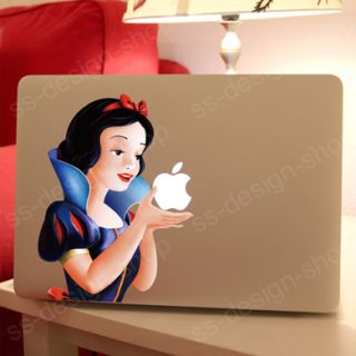 Snow White MacBook Decal Sticker Skin for Apple Macbook Pro Air 11 13