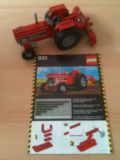 LEGO TECHINK Nr.851   Traktor und Heuwender mit Bauanleitung