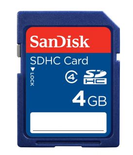 4GB San Disk Class 4 SDHC Card 4 G GB SD HC Karte Speicherkarte