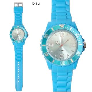 Silikon Uhr XL Armbanduhr Damen Uhr Herrenuhr Unisex Trend Gummi Watch