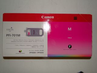 Original Canon Tintentank PFI 701M magenta 700ml OVP MHD 2009 iPF8000