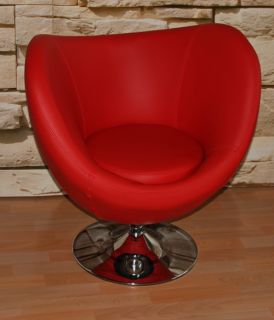Lounge Sessel Club Sessel M9651 schwarz, creme, rot, creme/schwarz