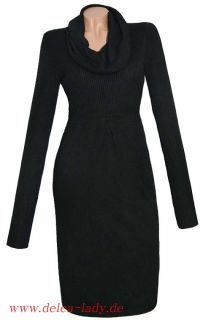 Kleid Strickkleid von Meily sehr Edel Empire 20% Cashmere schwarz Gr