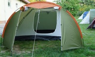 FAMILIENZELT 4 Personen Campingzelt Tunnelzelt Camping Zelt