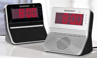 Radiowecker Reise LED Dual Alarm Sleeptimer, Wecker Radio Uhr