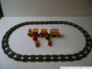 Lego Duplo Clown Eisenbahn Circus Schiebezug mit 2 Clowns+ 18