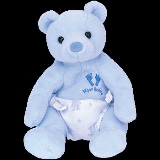 TY Beanies It ´s a boy blau Junge Baby Teddy Geburt