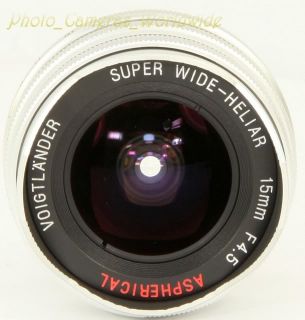 Voigtlander Super Wide HELIAR 15mm F4.5 ASPHERICAL in Leica L39