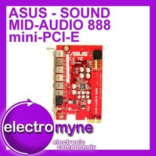 Sound Adapter Soundkarte MIO AUDIO 888 MINI PCI E optical out 7 1