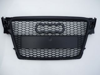 Audi A4 B8 8K 2008 12 honeycomb mesh black sports grill grille (RS S4
