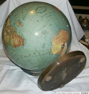 Columbus Erdglobus Paul Oestergaard Globus ca. 30 er Jahre alt antik