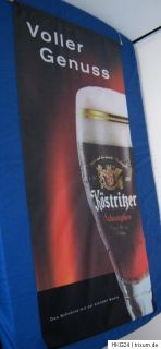 Köstritzer Deko Banner Samtstoff 60 x 120 cm Werbebanner Werbung Bier