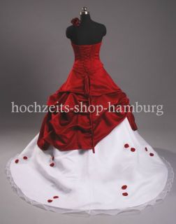 WD0912 Brautkleid Barock Style mit Schleppe mehrfarbig