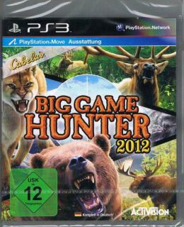 Playstation 3 PS3 Spiel Cabelas Big Game Hunter 2012 NEU