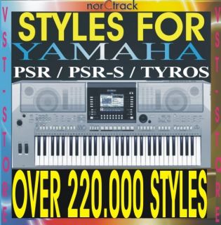 YAMAHA STYLES fuer PSR s550 s550b s700 s710 s900 s910 Tyros1 Tyros2