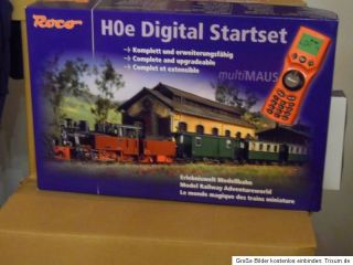 Roco 31021 HOe Digital Startset mit Dampflok HF 110 C Personenzug wie