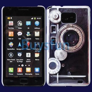 Classic Camera Print Hard Cover Case Skin for Samsung Galaxy S2 i9100