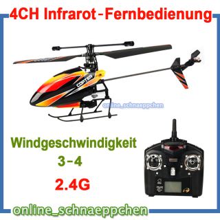 WLtoys 4 CH Infrarot Fernbedienung Hubschrauber Helikopter 2,4GHz RC