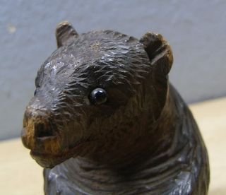 Vintage Wood Carved Bear #BE5
