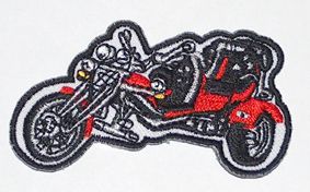 899A Aufnäher Patch Biker Motorrad Chopper TRIKE