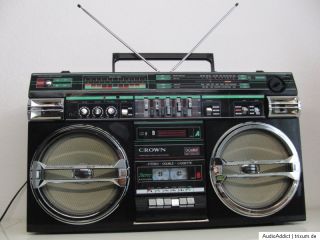 Crown SZ 5100SL Ghettoblaster Boombox Radiorecorder CSC 980Top Zustand