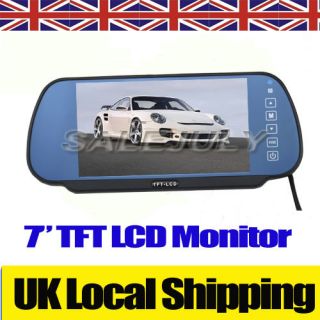 TFT LCD Car Rearview Mirror Monitor for backup car camera