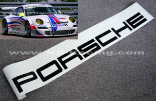 Porsche Sunstrip Sticker 911 Boxster Cayman Carrera GT3