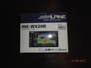 ALPINE INE W920R Multimedia Navigation, USB DVD  WMA iPod iPhone