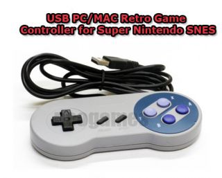 USB PC/MAC Retro Game Controller   Super Nintendo SNES  XP/Vista