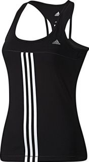 Adidas Gr 38 Climacool Q3 ST Tank T Shirt Fitnesstop Laufshirt schwarz