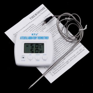 This device provides you the Thermometer & Timer with alarm function