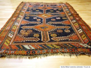 Antiker alter Gabbeh Carpet Orient Teppich Tappeto Tapis Rug Kazak