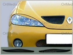 Renault Megane 99 03 Scheinwerferblenden   Böser Blick