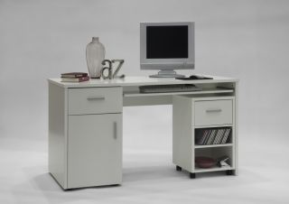 Computertisch Schreibtisch Tisch Ablage Mod.T932 Weiss