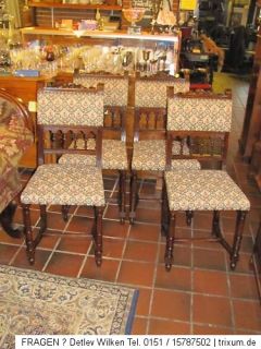 schöne antike Stühle, Stuhl aufgearbeitet, Gründerzeit ca. 1870