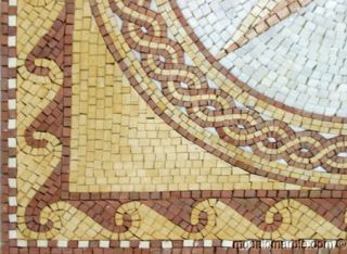 Mosaik Rosone Fliesen Mosaico Antik Bodenfliesen95x95cm