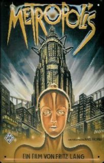 METROPOLIS Fritz Lang   Kino Blech Schild 20x30cm Plakat Reklame