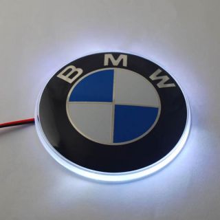 BMW Weiss LED Emblem 82mm E30 E36 E39 E46 E60 E61 E65 E81 E87 E90 E91