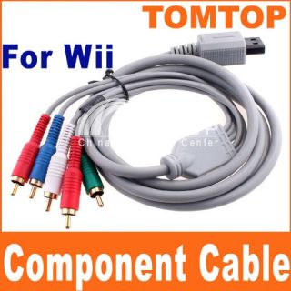 FOR Nintendo Wii AV Audio Video Component HD Cable HDTV