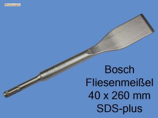 BOSCH Fliesenmeißel 40 x 260 mm SDS plus 2608690091