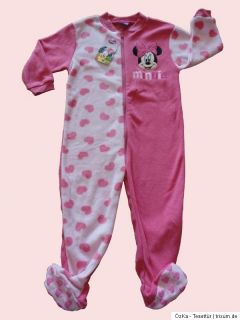 Primark DISNEY Minnie Mouse Kinder Schlafanzug Overall Strampler 2 3