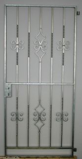 Metalltor Eingangstor feuerverzinkt Karat Rechteck 960 x 1990 mm