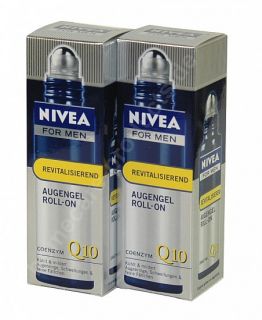NIVEA FOR MEN Augengel Roll ON revitalisierend Q10, 2x15ml (100ml39