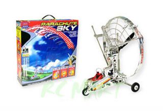 NEW 10 PARACHUTE SKY RADIO CONTROLLED RC PARAGLIDER PLANE GLIDER