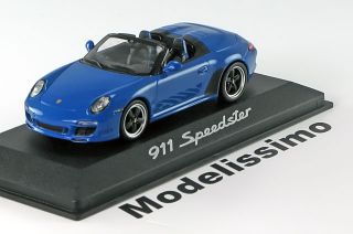 43 Minichamps Porsche 911 (997) Speedster 2010 blue