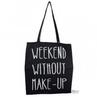 WE MAKE THE CAKE Tasche Weekend without Makeup   Schwarz
