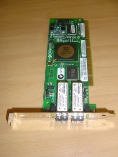 Original HP A6826 60001 QLogic 2312 Dual Port 2GB Fibre Channel PCI X