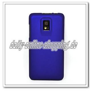 LG P990 Optimus Speed 2x Schutzhülle Cover Case Blau