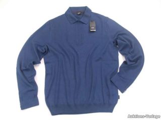 NEU   HUGO BOSS   Pullover   MACELL   dunkelblau   Black Label Polo